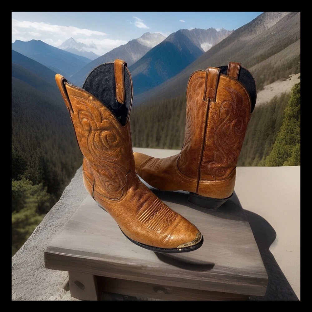 Source Unknown Brown Western Boots - image 3